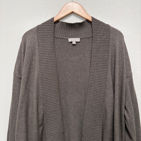 Evolution by Cyrus Tulip Back Cardigan - Olive, XL - Picture 3 of 11